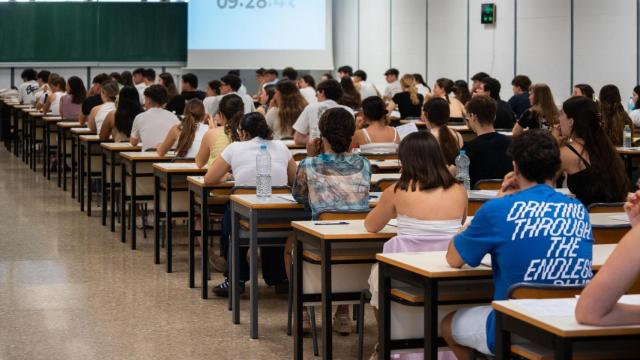 Prueba PAU del mes de julio en Valencia. Jorge Gil/Europa Press