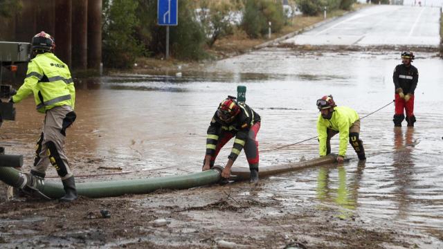 Trabajos de la UME en Grisén