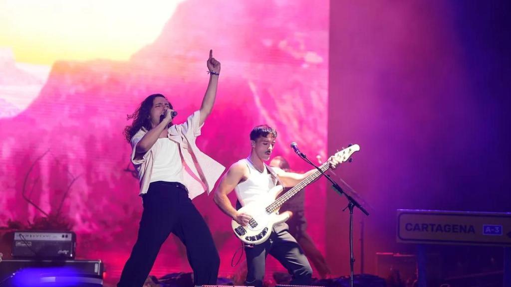 Arde Bogotá, durante su actuación en el Mad Cool. Foto: Javier Barbancho
