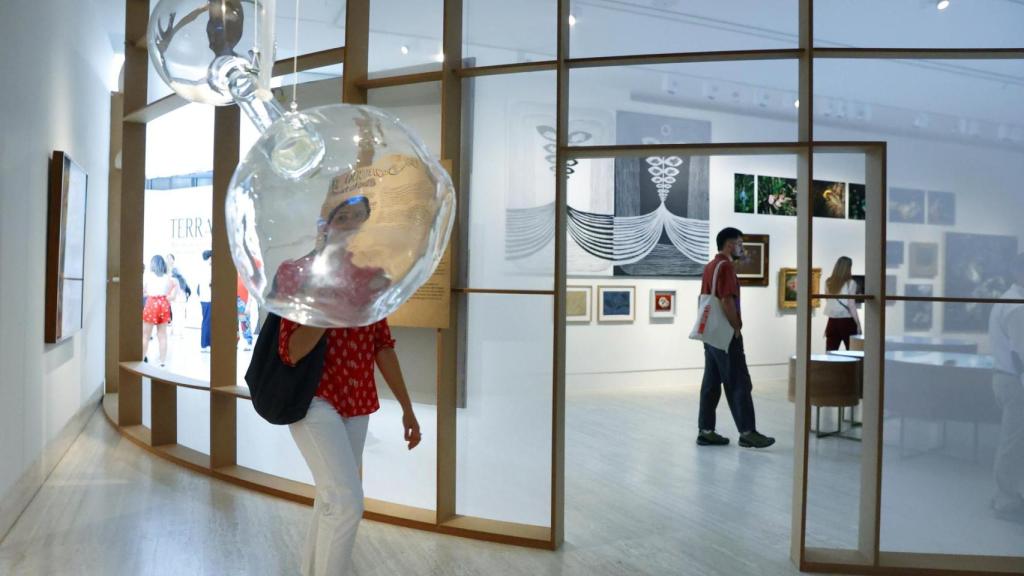 El especial montaje de 'Terrafilia' en el Museo Thyssen. Foto: TBA21 / Francis Tsang