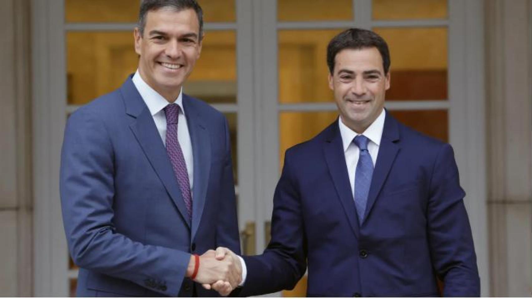 Pedro Sánchez con el lehendakari Imanol Pradales, en su anterior encuentro en la Moncloa celebrado en septiembre de 2024.