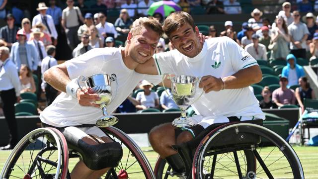 El tenista vigués Martín de la Puente hace historia con su victoria en dobles de Wimbledon