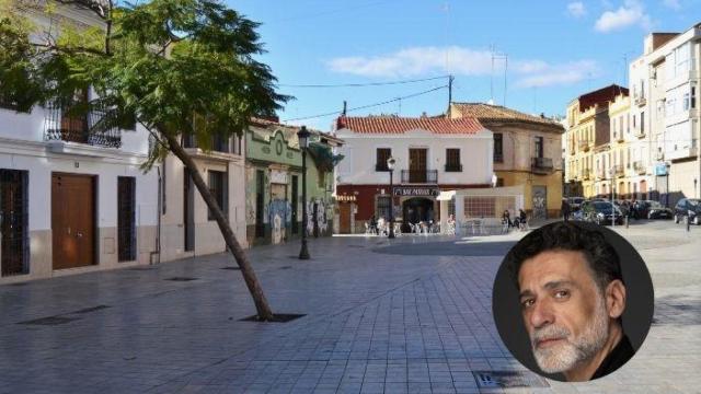 El familiar barrio de Valencia en el que se ha criado el actor Nacho Fresneda. EE