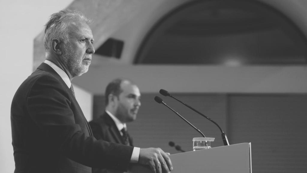 Ángel Víctor Torres, este lunes en Barcelona.