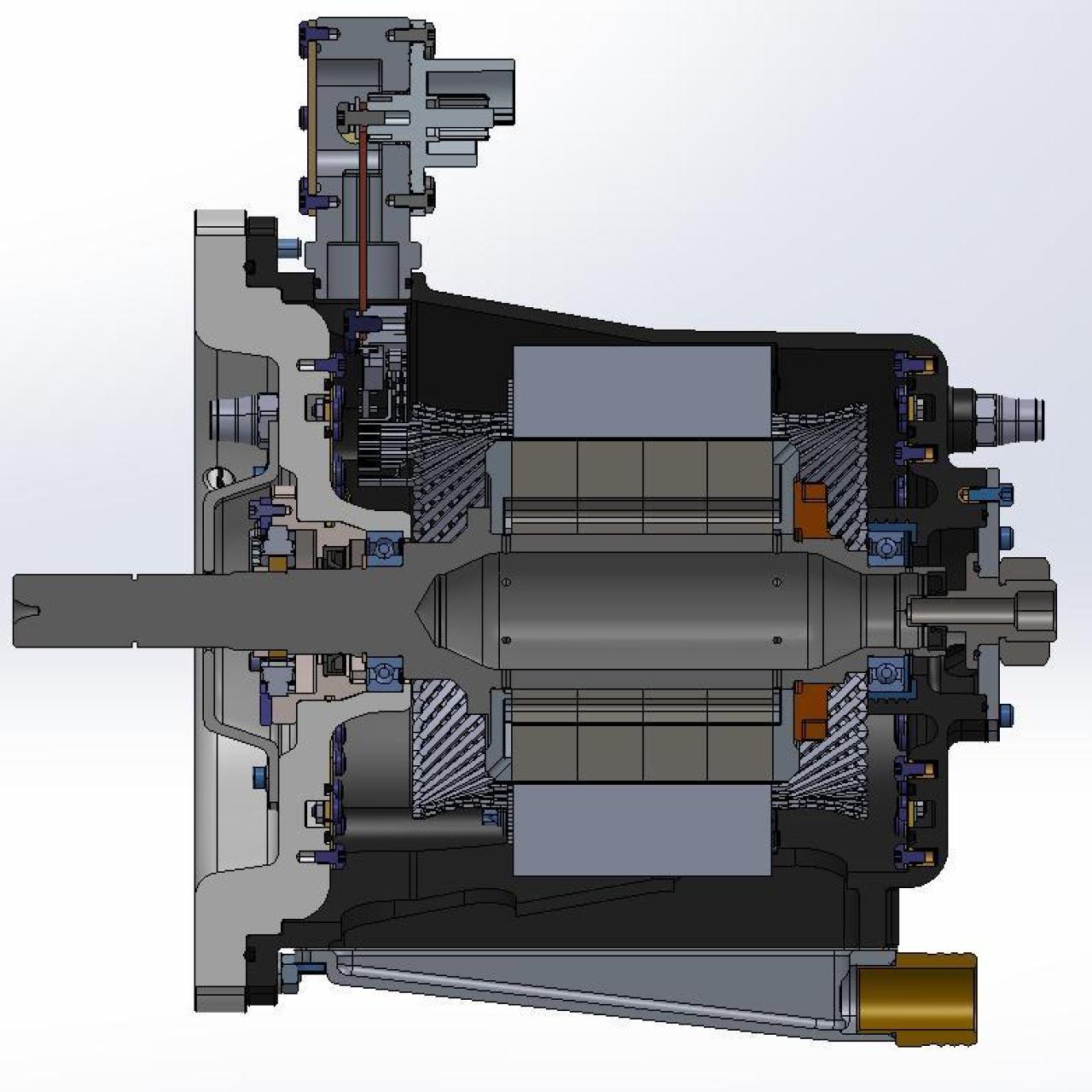 Diseño del prototipo de uno de los motores HEFT.