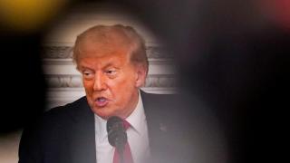 El presidente de Estados Unidos, Donald Trump, habla durante el almuerzo de la Oficina de la Fe de la Casa Blanca en la Casa Blanca en Washington, D.C., Estados Unidos, 14 de julio de 2025.