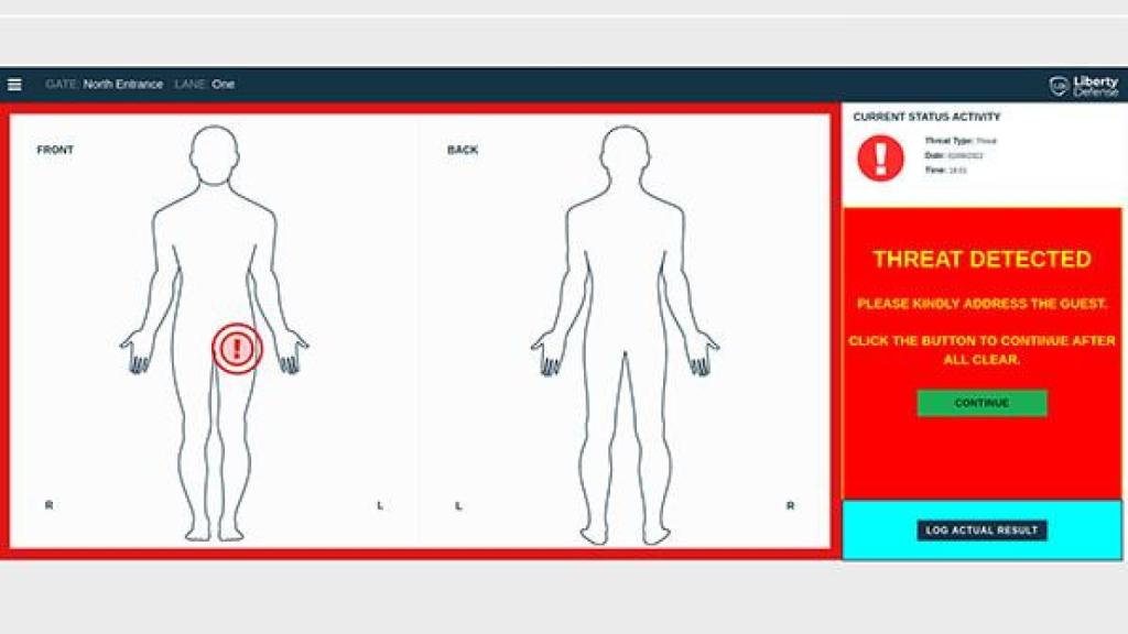 Escáner de cuerpo por ondas milimétricas