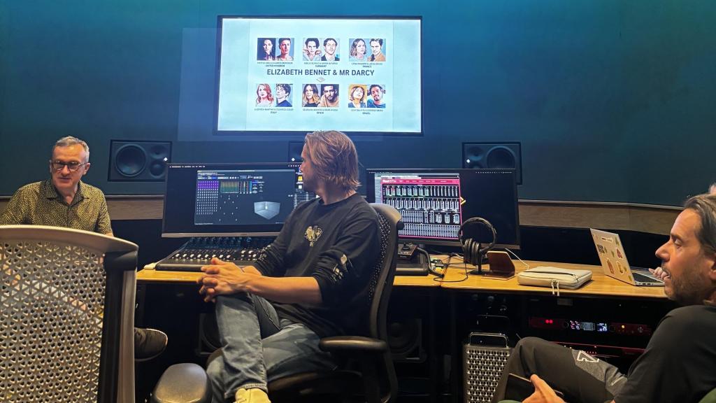 Uno de los estudios de producción de Audible UK.