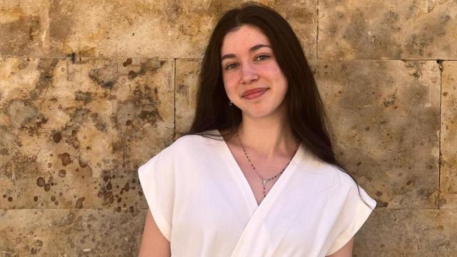 Teresa Sánchez Santos, mejor nota PAU de Salamanca 2025