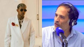 Lamine Yamal y el periodista David Sánchez.