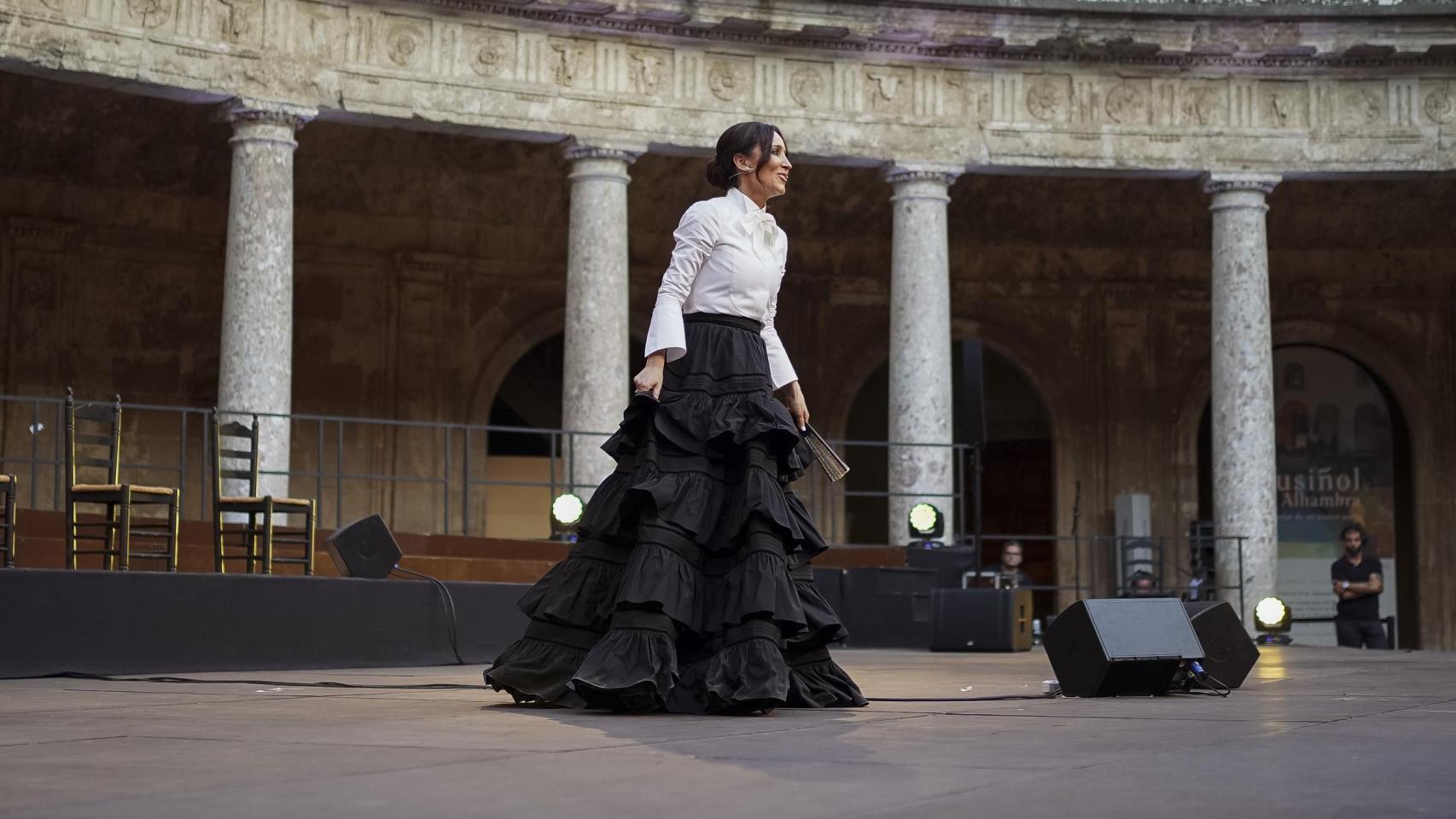 Cruz Sánchez de Lara, durante el acto.
