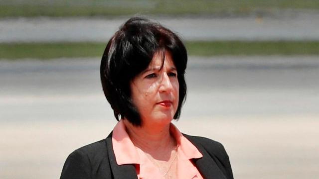 La ya exministra de Trabajo cubana, Marta Elena Feitó.