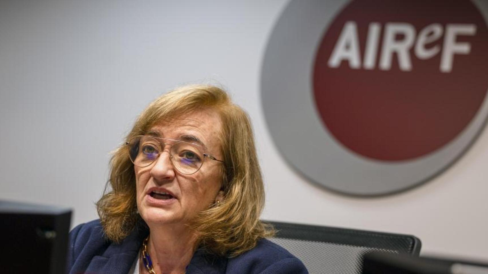 la presidenta la Autoridad Independiente de Responsabilidad Fiscal (AIReF), Cristina Herrero.