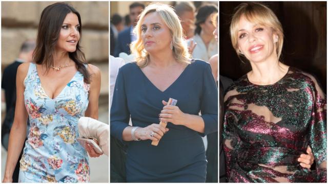 Himar González, Marifrán Carazo y María Adánez en un fotomontaje de Magas.