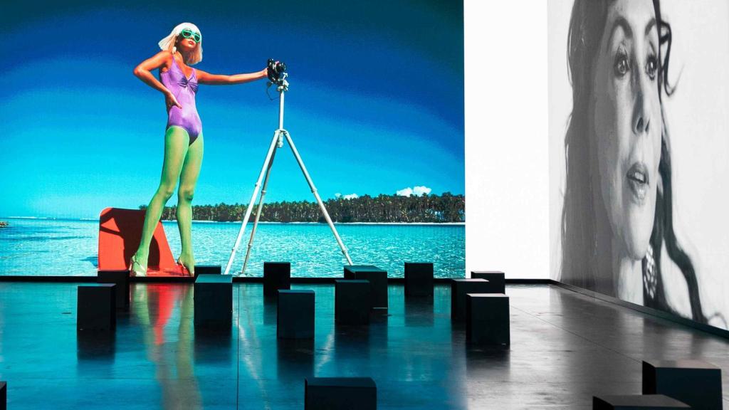 Vista de la exposición de David Bailey. Foto: Fundación MOP