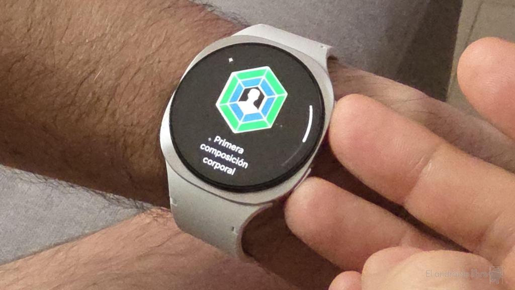 Creando un escaneo de composición corporal en el Samsung Galaxy Watch 8