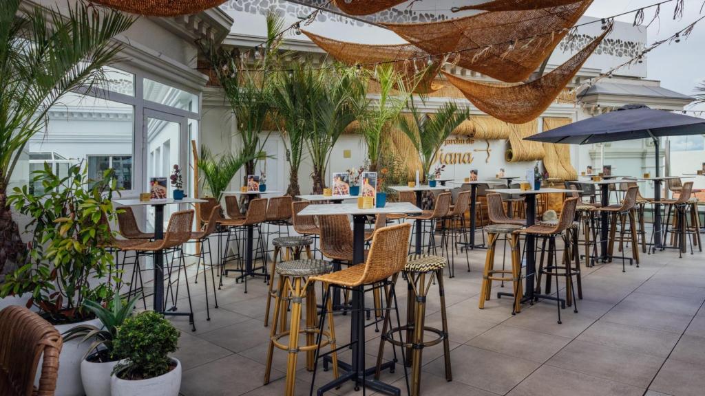 Imagen de la terraza del alojamiento.