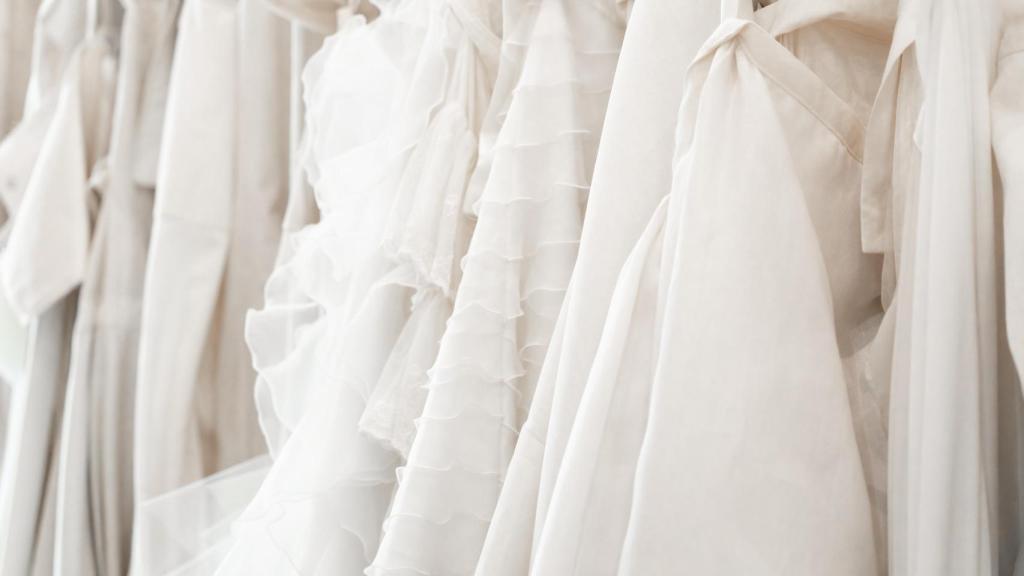 Telas de las que Caprile hará piezas únicas, obras de arte.