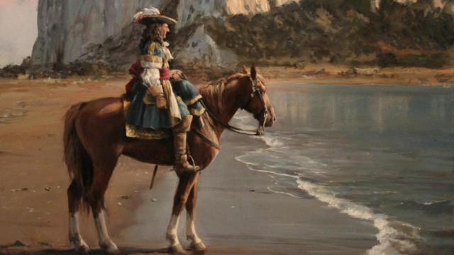 Diego Gómez de Salinas. 'El último de Gibraltar' de Augusto Ferrer Dalmau.