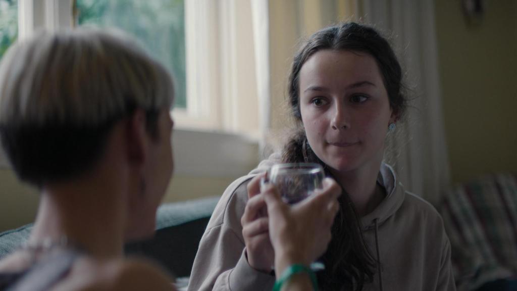 La actriz Tara Canton en un fotograma de 'Después de la fiesta'.