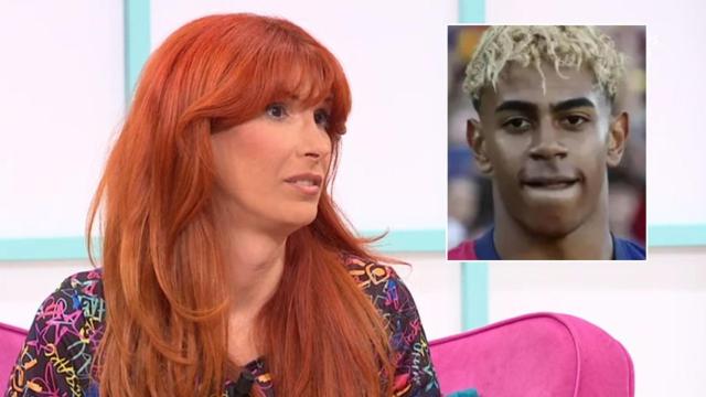 Valeria Vegas en 'D Corazón' y Lamine Yamal en una imagen de archivo.