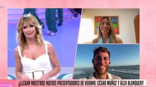 Emma García cede el testigo de 'Fiesta' a Álex Blanquer y César Muñoz.