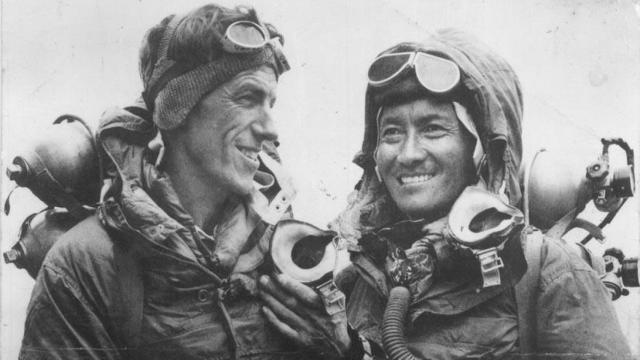 Edmund Hillary y Tenzing Norgay. Foto: Capitán Swing