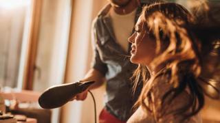 Mujer en la peluquería.