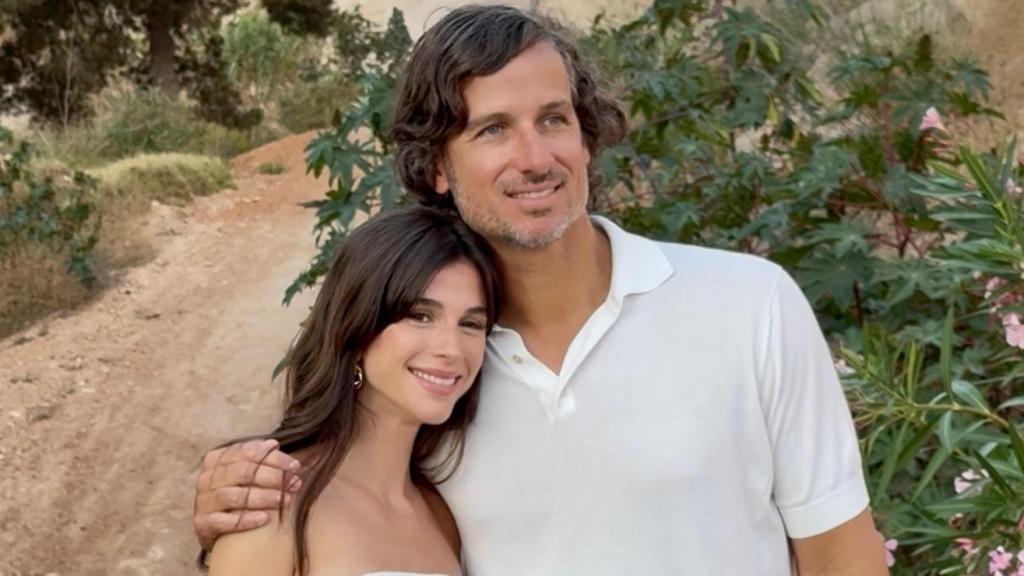 Feliciano López y Sandra Gago, en una fotografía de sus redes sociales.