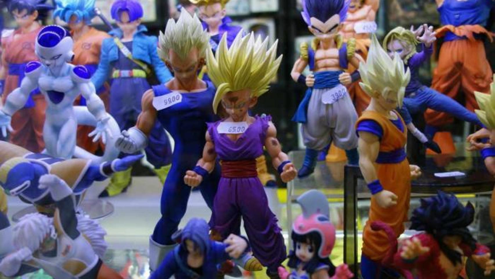 Personajes de Dragon Ball de Bandai.