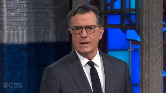 Stephen Colbert en 'The Late Show with Stephen Colbert'.