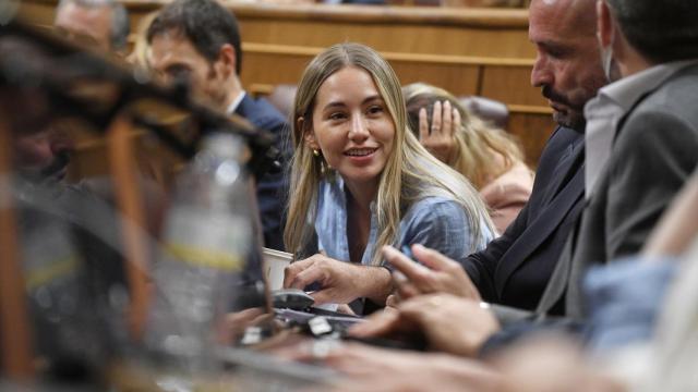 La diputada del PP Noelia Núñez en el Congreso este martes.