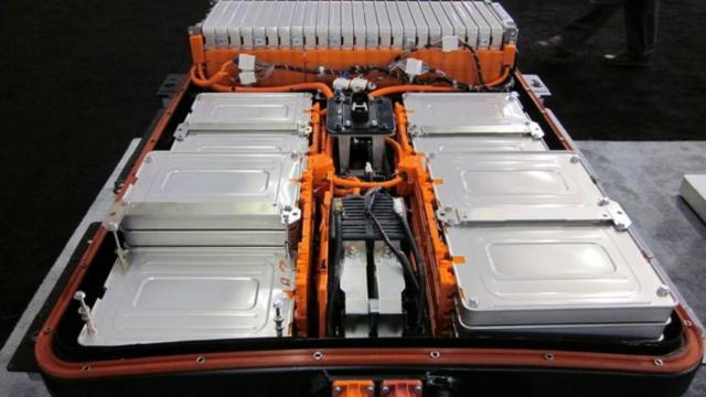 Batería de un coche eléctrico.