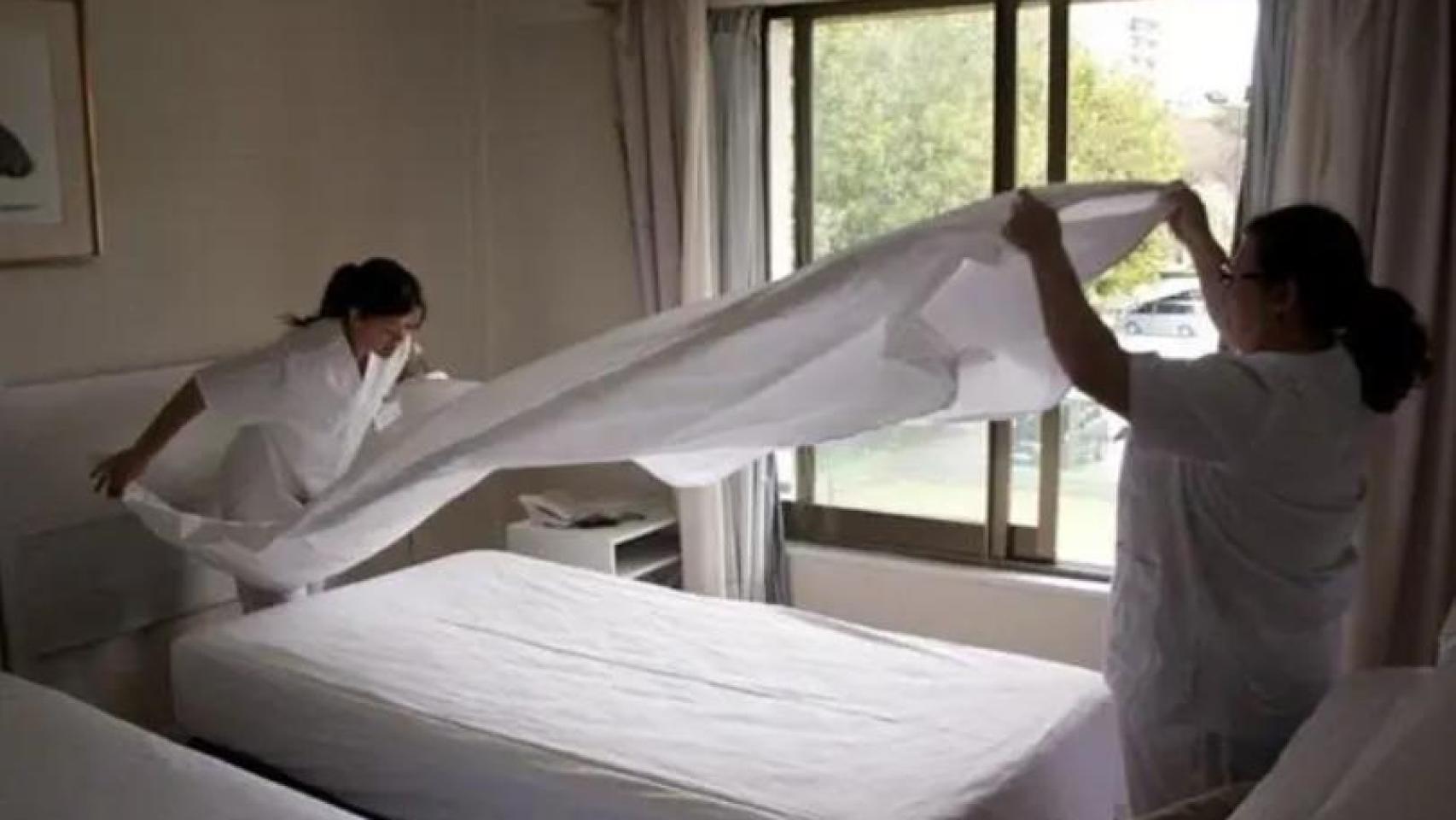 Imagen de archivo de unas camareras de hotel.