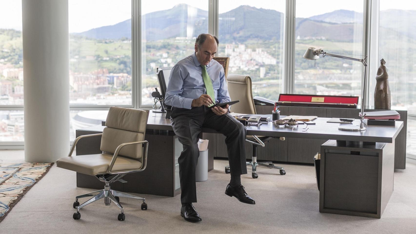 Ignacio Sánchez Galán, presidente ejecutivo de Iberdrola, en su sede de Bilbao