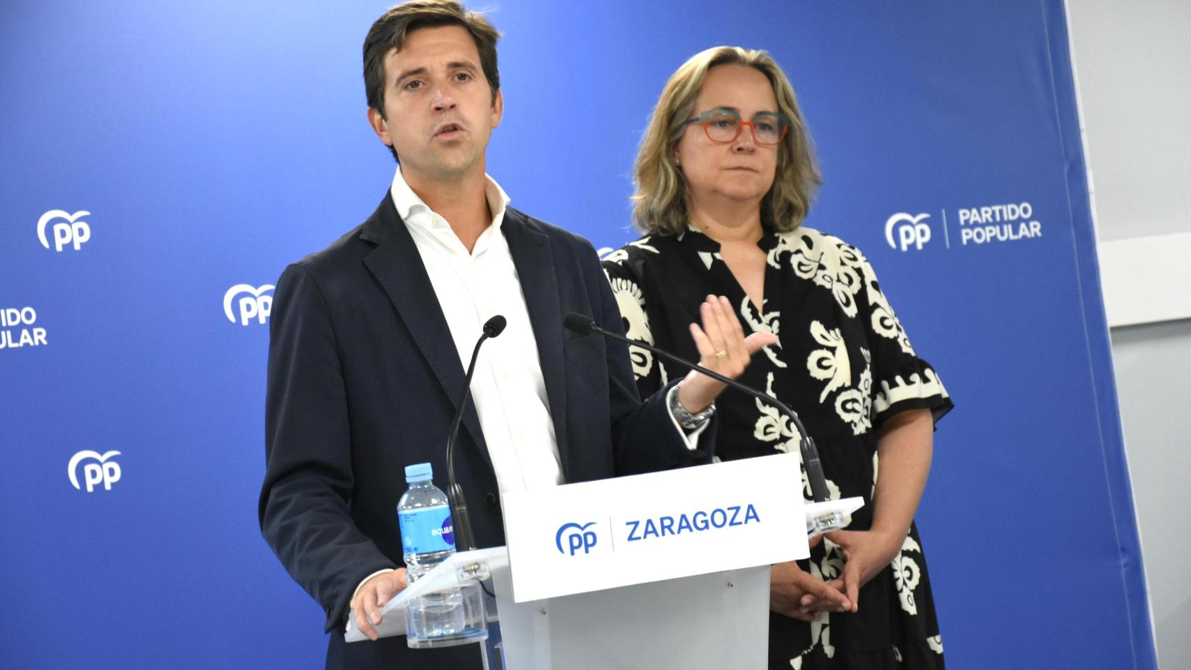 El presidente del PP Zaragoza, Ramón Celma