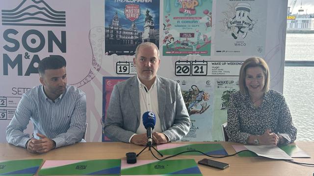 El concelleiro de Turismo esta mañana.