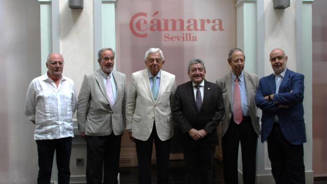 Miembros del Observatorio de Infraestructuras de Sevilla.