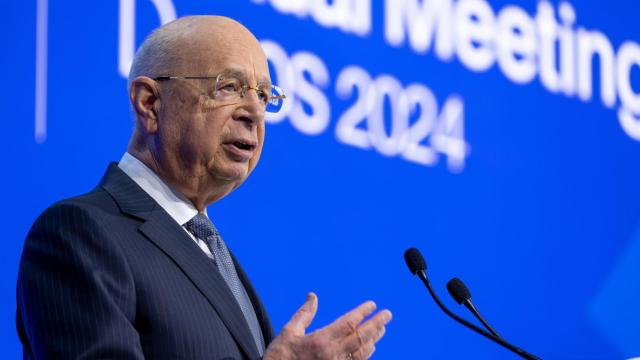 Klaus Schwab, fundador del Foro Económico Mundial.