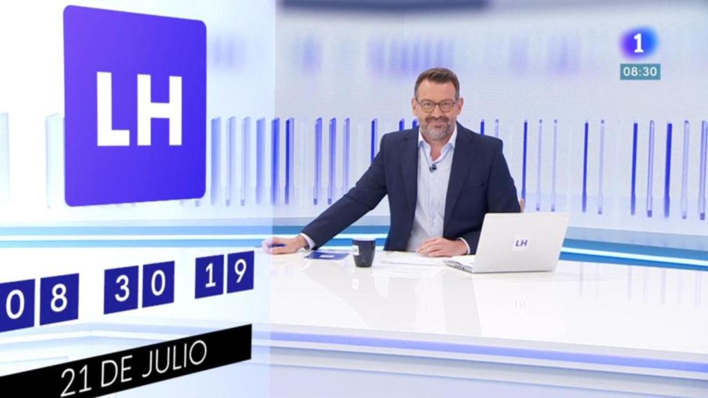 Marc Sala, en el programa del pasado lunes de 'La Hora de La 1'.