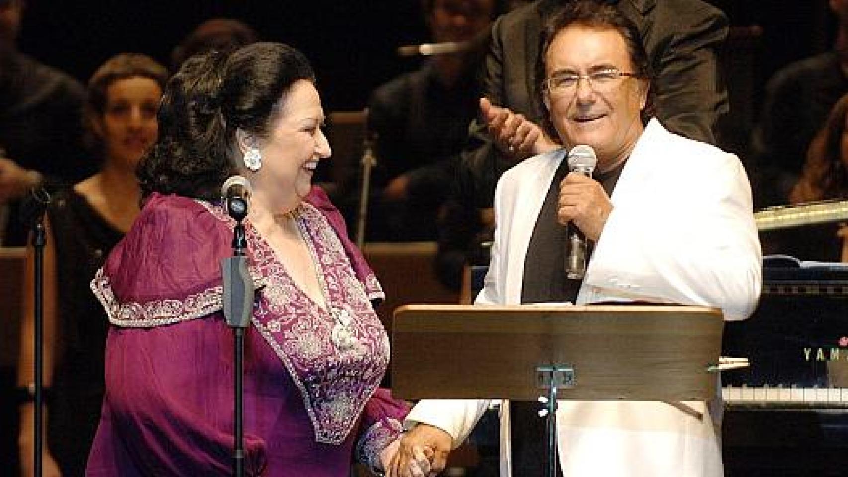 Montserrat Caballé y Al Bano en una imagen de archivo.