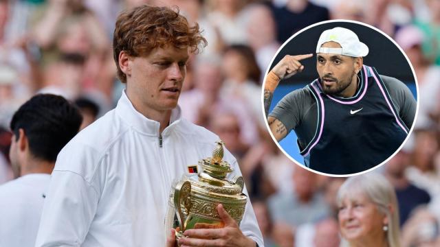 Jannik Sinner y Nick Kyrgios, en un fotomontaje