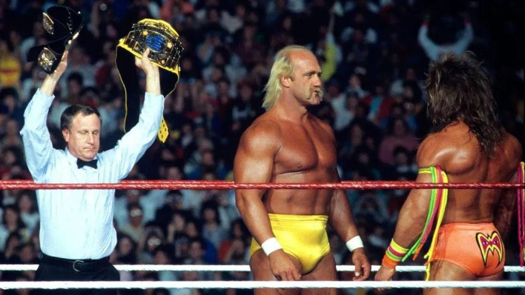 Hulk Hogan junto a El Último Guerrero.