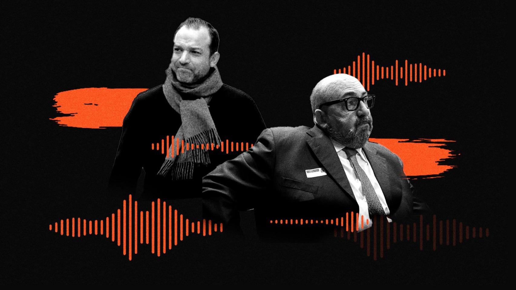 Víctor Ábalos (hijo del exministro de Transportes) y el asesor Koldo García.