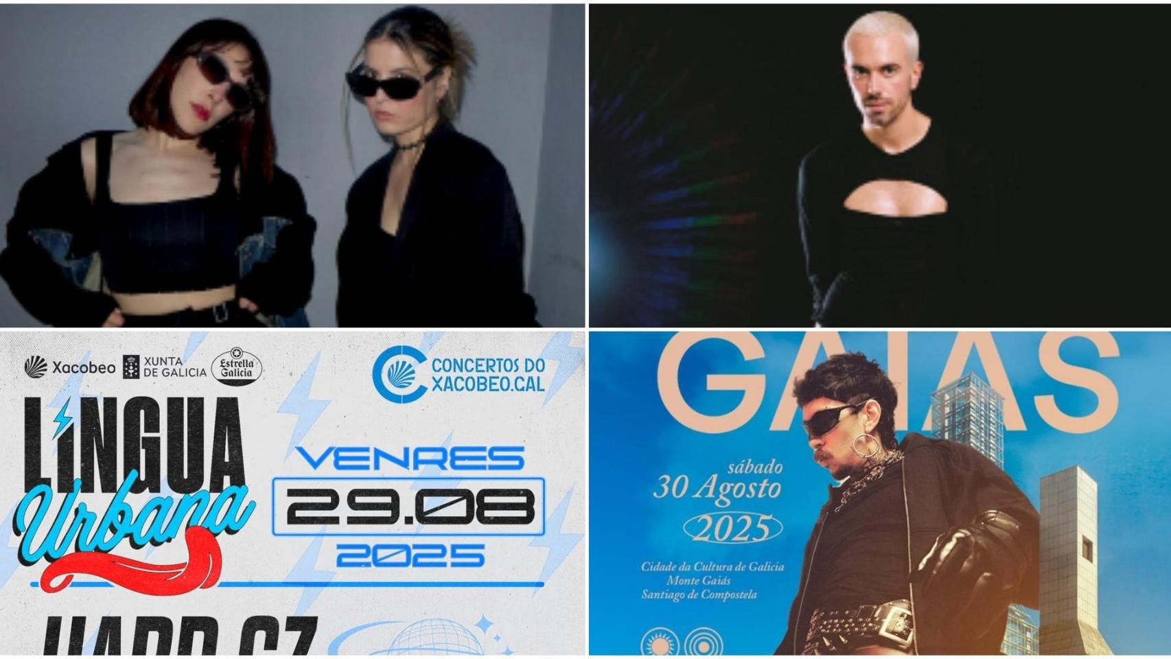 Grandes conciertos y eventos de agosto 2025 que animarán el verano en Santiago de Compostela