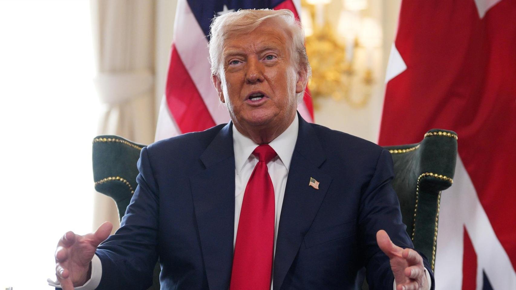 El presidente de EEUU, Donald Trump.