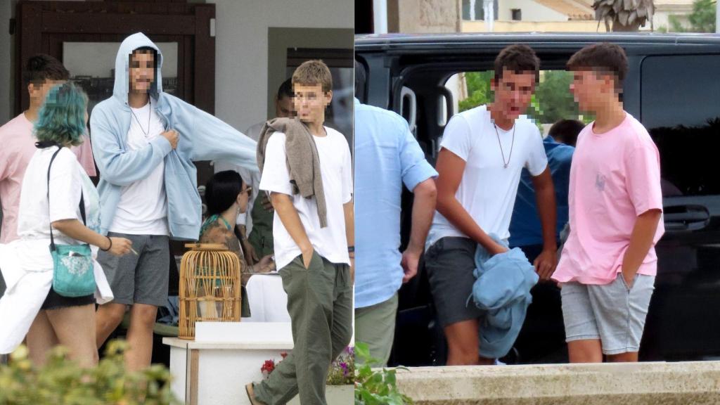 Los cuatro adolescentes en un fotomontaje de JALEOS.