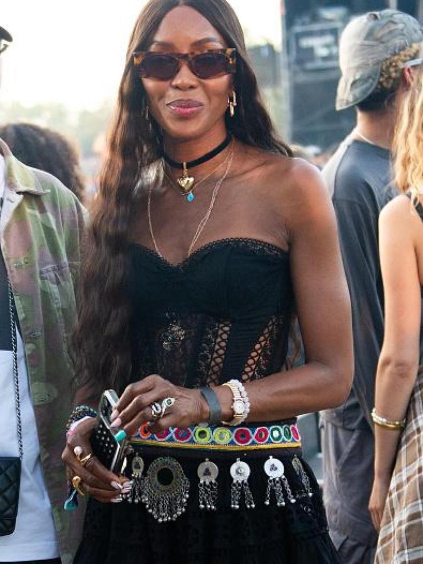 Naomi Campbell en el festival de Londres.