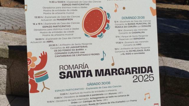 Cartel de la Romería de Santa Margarita 2025.