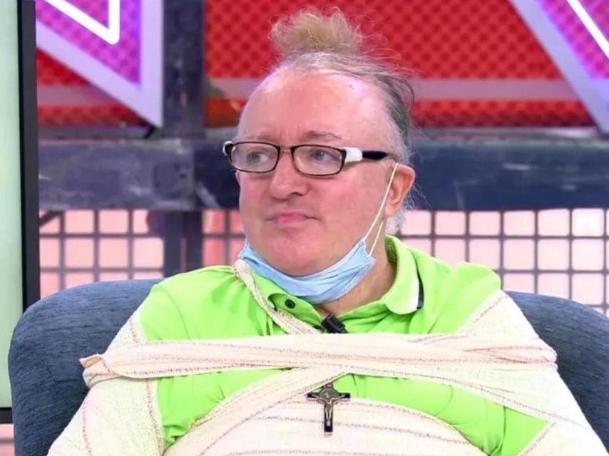 Paco Porras, en su última intervención en el extinto 'Sálvame Deluxe'.